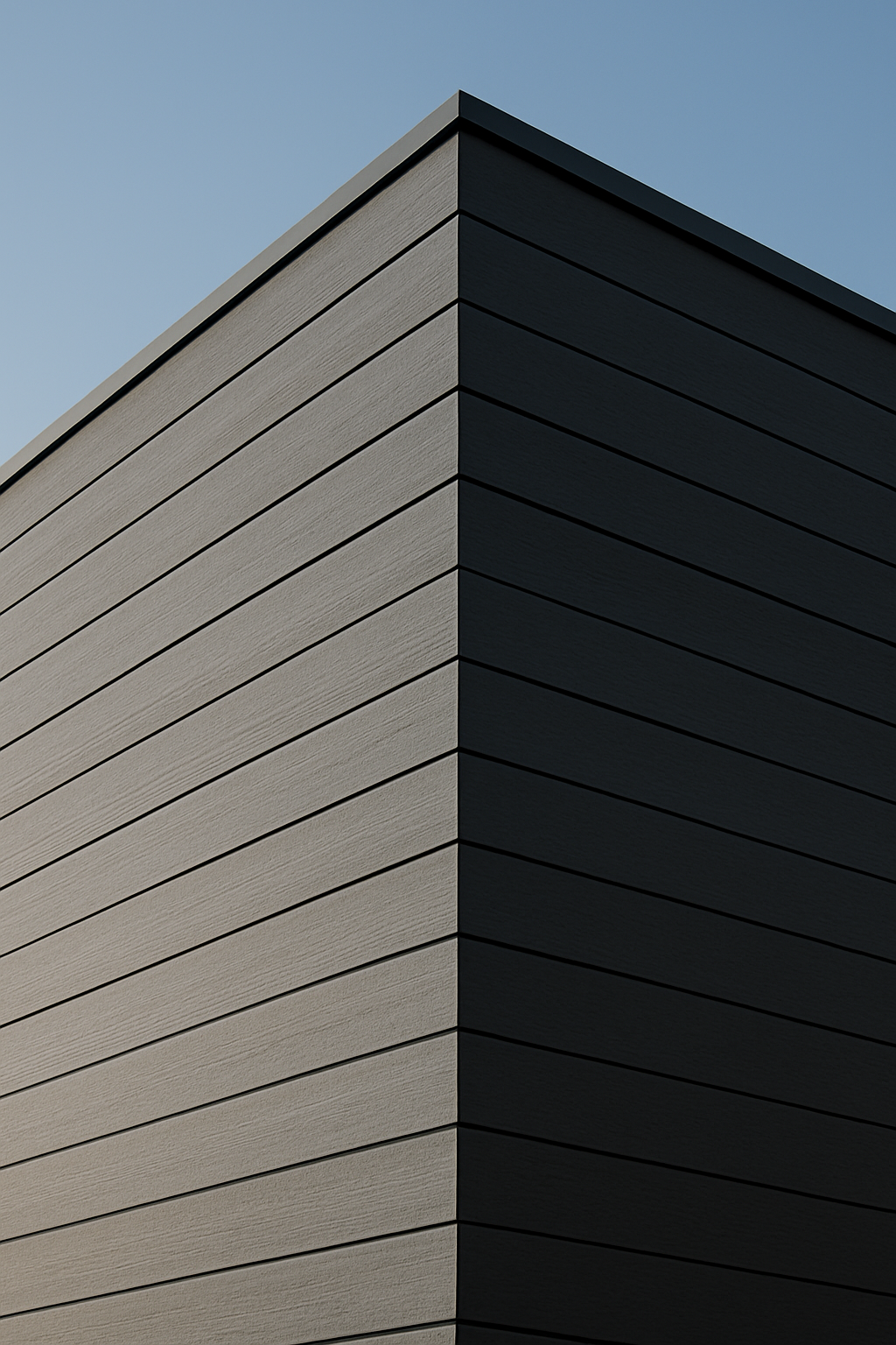 Pose d'un bardage en bois sur une façade de maison